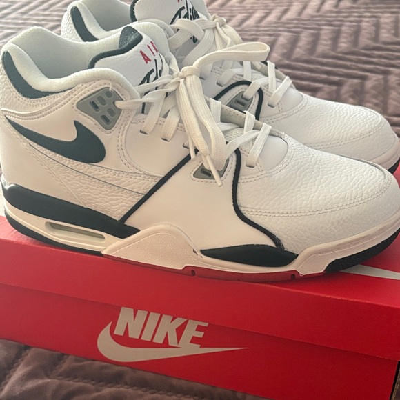 Nike Other - Nike Air Flight White and Black High-Tops